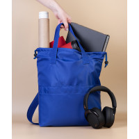 Сумка-рюкзак "Carry", серый с бирюзовым, цвет синий