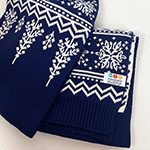 Шарф вязаный с логотипом Яхтенный Порт 