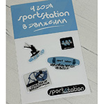 Стикеры с логотипом Sport Station