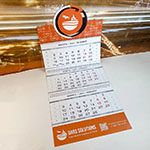 Календарь с логотипом Dars Solution