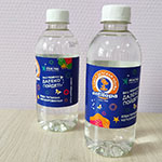 Вода с логотипом antilopa