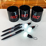 Кружки, ручки и фонарики с логотипом Optima