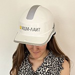 Каска под заказ с логотипом МДМ - Лайт