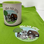 Кружка-хамелеон и сумка-шоппер с логотипом Город для детей