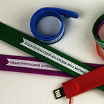 Силиконовые браслеты и флешки-браслеты для колледжа