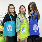 Сумка шоппер с дизайном дракончика