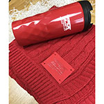 Набор с логотипом TDA:плед и термокружка