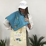 Набор с логотипом Музей Транспорта Москвы: бейсболка,полотенце и сумка шоппер 