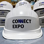 Строительные каски с логотипом Connect Pro