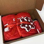 Набор с логотипом Росбанк Лизинг: плед, термокружка и ёлочная игрушка