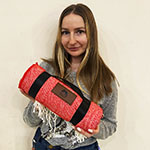 Плед с логотипом Реал