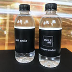 Вода с логотипом История Улыбки