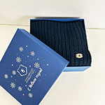 Вязаный шарф в подарочной коробке с логотипом Российская Премьер Лига