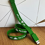 Флешки-браслеты с логотипом Leroy Merlin