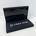 Станция беспроводной зарядки с часами с логотипом СБЕР НПФ