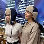 Шапки ушанки с логотипом BUGS ZONE