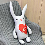 Заяц мнушка с логотипом BBDO