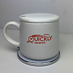 Кружка с подогревом с логотипом Quickly Search