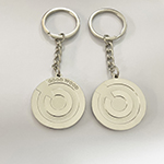 Индивидуальный брелок из металла с логотипом Good Wood 