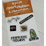 Стикеры с логотипом Sport Station